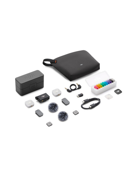 Belaidis mikrofonas DJI Mic Mini 2 (2 TX + 1 RX + Charging Case)