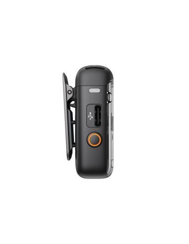 DJI Mic 2 Shadow Black siųstuvas su vėjo apsauga