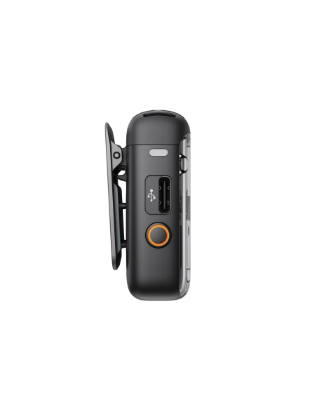 DJI Mic 2 Shadow Black siųstuvas su vėjo apsauga