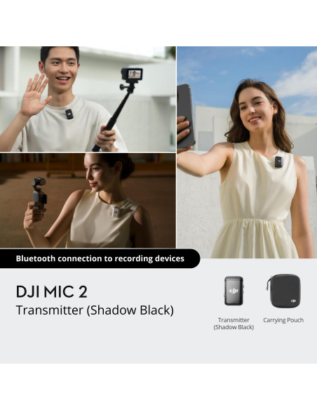 CAMERA ACC MIC 2 TRANSMITTER/S.BLACK CP.RN.00000328 DJI