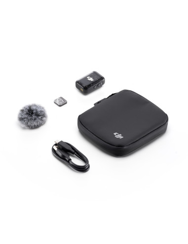 DJI Mic 2 juodas mikrofono siųstuvas