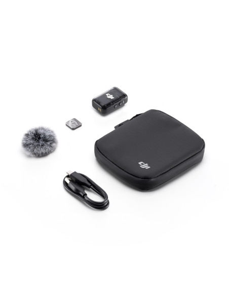 DJI Mic 2 juodas mikrofono siųstuvas