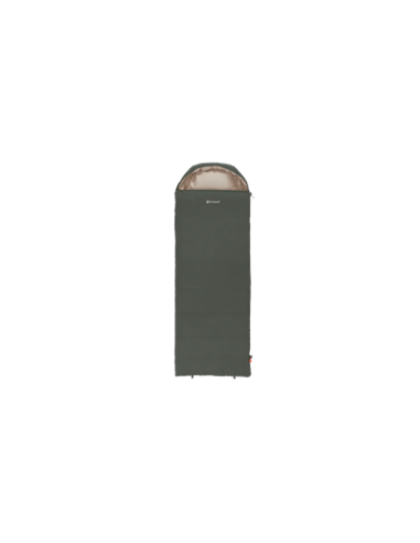 Outwell Campion Prime Green | Sleeping Bag | 215 x 80 cm | -10 to 8 C | 2 way open - auto lock, L-shape