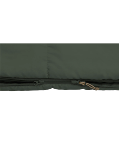 Outwell Campion Prime Green | Sleeping Bag | 215 x 80 cm | -10 to 8 C | 2 way open - auto lock, L-shape