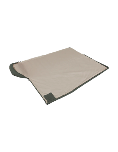 Outwell Campion Prime Green | Sleeping Bag | 215 x 80 cm | -10 to 8 C | 2 way open - auto lock, L-shape