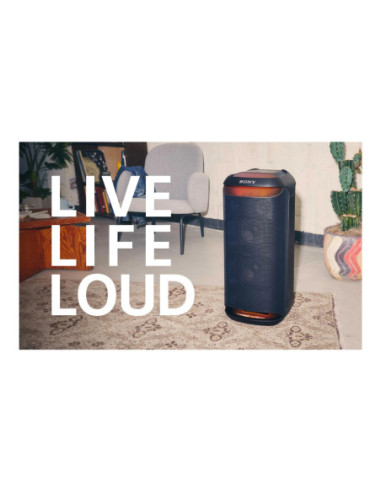 Sony | X-Series Wireless Party Speaker | SRS-XV800 | Bluetooth | Wireless connection | Black