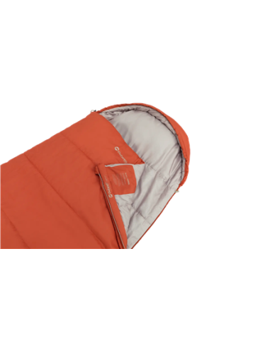 Outwell Campion Lux Orange | Sleeping Bag | 225 x 85 cm | -16 to 5 C | Left Zipper
