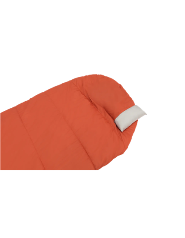 Outwell Campion Lux Orange | Sleeping Bag | 225 x 85 cm | -16 to 5 C | Left Zipper