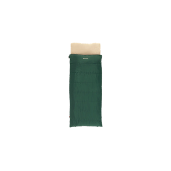 Outwell Contour Prime Green | Sleeping Bag | 220 x 85 cm | -13 to 16 C | Right Zipper