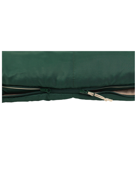 Outwell Contour Prime Green | Sleeping Bag | 220 x 85 cm | -13 to 16 C | Right Zipper