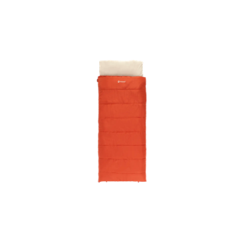 Outwell Contour Lux Red | Sleeping Bag | 220 x 85 cm | -19 to 15 C | Right Zipper