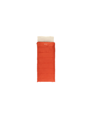 Outwell Contour Lux Red | Sleeping Bag | 220 x 85 cm | -19 to 15 C | Right Zipper