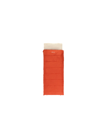 Outwell Contour Lux Red | Sleeping Bag | 220 x 85 cm | -19 to 15 C | Right Zipper