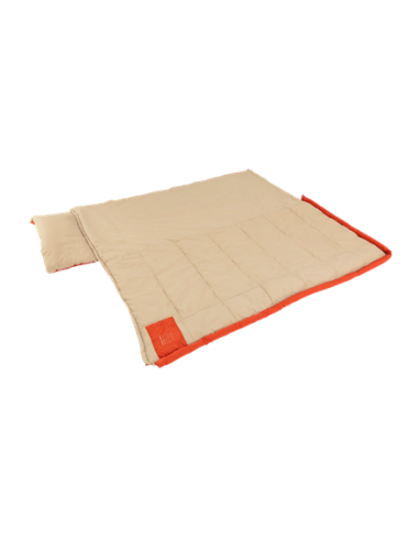 Outwell Contour Lux Red | Sleeping Bag | 220 x 85 cm | -19 to 15 C | Right Zipper