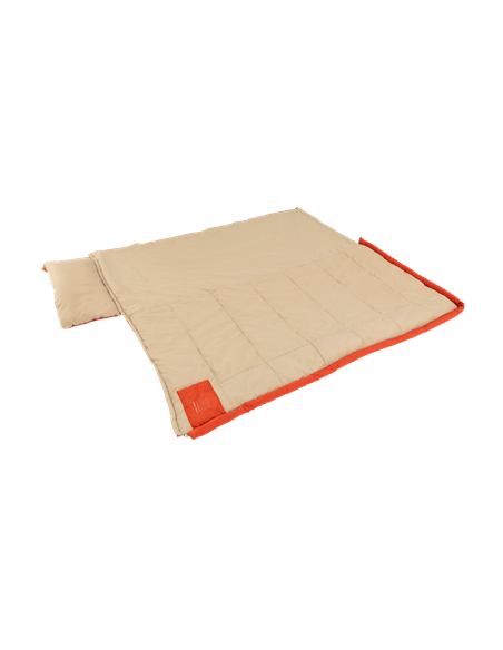 Outwell Contour Lux Red | Sleeping Bag | 220 x 85 cm | -19 to 15 C | Right Zipper