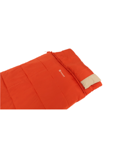 Outwell Contour Lux Red | Sleeping Bag | 220 x 85 cm | -19 to 15 C | Right Zipper