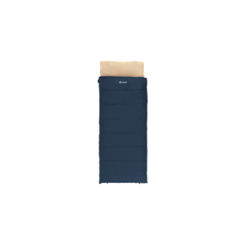 Outwell Contour Lux Deep Blue | Sleeping Bag | 220 x 85 cm | -19 to 15 C | Right Zipper