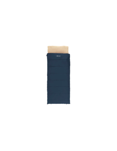 Outwell Contour Lux Deep Blue | Sleeping Bag | 220 x 85 cm | -19 to 15 C | Right Zipper