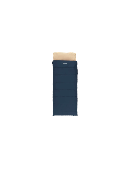 Outwell Contour Lux Deep Blue | Sleeping Bag | 220 x 85 cm | -19 to 15 C | Right Zipper