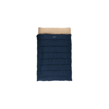 Outwell Contour Lux Deep Blue | Sleeping Bag | 220 x 145 cm | -22 to 12 C | Both Side Zipper