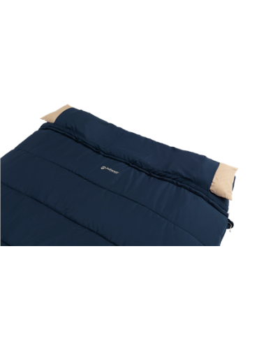 Outwell Contour Lux Deep Blue | Sleeping Bag | 220 x 145 cm | -22 to 12 C | Both Side Zipper