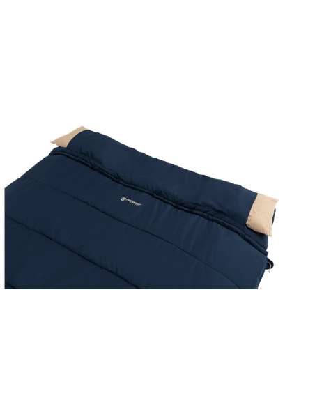 Outwell Contour Lux Deep Blue | Sleeping Bag | 220 x 145 cm | -22 to 12 C | Both Side Zipper
