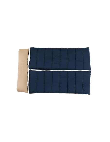 Outwell Contour Lux Deep Blue | Sleeping Bag | 220 x 145 cm | -22 to 12 C | Both Side Zipper