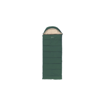 Outwell Camper Prime Green | Sleeping Bag | 235 x 90 cm | -15 to 5 C | Right Zipper