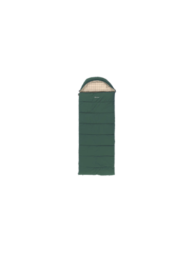 Outwell Camper Prime Green | Sleeping Bag | 235 x 90 cm | -15 to 5 C | Right Zipper