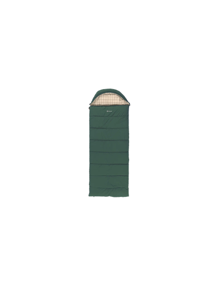 Outwell Camper Prime Green | Sleeping Bag | 235 x 90 cm | -15 to 5 C | Right Zipper