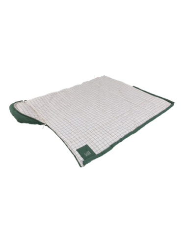 Outwell Camper Prime Green | Sleeping Bag | 235 x 90 cm | -15 to 5 C | Right Zipper
