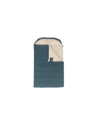 Outwell Camper Lux Double Blue | Sleeping Bag | 235 x 150 cm | -16 to 5 C | Both Side Zipper