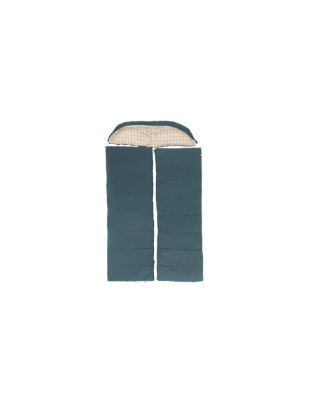 Outwell Camper Lux Double Blue | Sleeping Bag | 235 x 150 cm | -16 to 5 C | Both Side Zipper