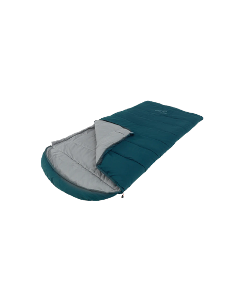 Easy Camp Raven I Square XL 5 C | Sleeping Bag | 220 x 100 cm | -8 to 9 C | Left Zipper