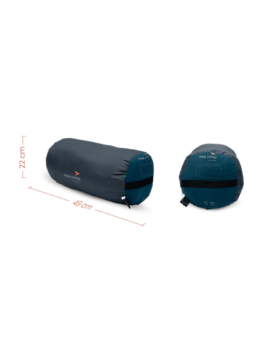 Easy Camp Raven I Square XL 5 C | Sleeping Bag | 220 x 100 cm | -8 to 9 C | Left Zipper