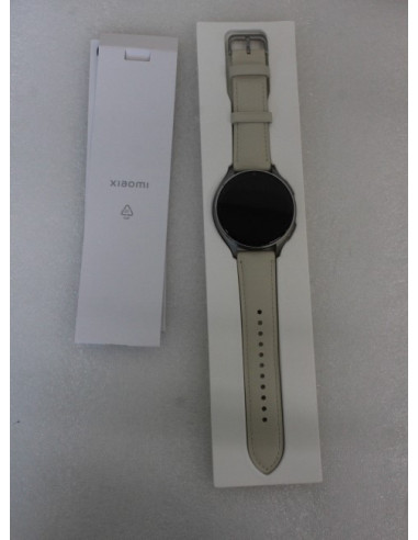 SALE OUT. Xiaomi Watch 2 Titan Gray Case With White Leather Strap | SALE OUT. Xiaomi Watch 2 Titan | Smart watch | GPS (satelli