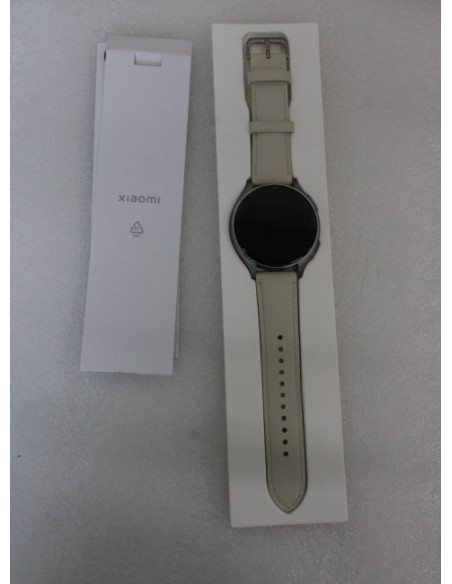 SALE OUT. Xiaomi Watch 2 Titan Gray Case With White Leather Strap | SALE OUT. Xiaomi Watch 2 Titan | Smart watch | GPS (satelli