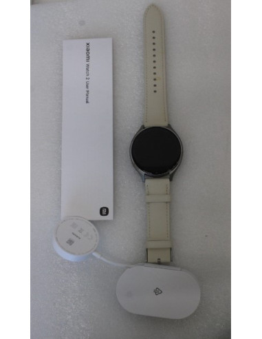 SALE OUT. Xiaomi Watch 2 Titan Gray Case With White Leather Strap | SALE OUT. Xiaomi Watch 2 Titan | Smart watch | GPS (satelli