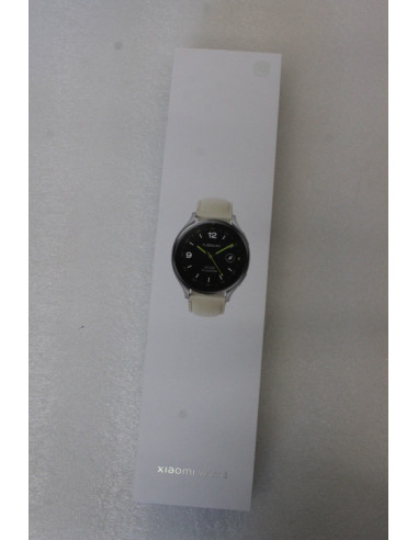 SALE OUT. Xiaomi Watch 2 Titan Gray Case With White Leather Strap | SALE OUT. Xiaomi Watch 2 Titan | Smart watch | GPS (satelli