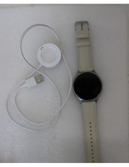 SALE OUT. Xiaomi Watch 2 Titan Gray Case With White Leather Strap | SALE OUT. Xiaomi Watch 2 Titan | Smart watch | GPS (satelli