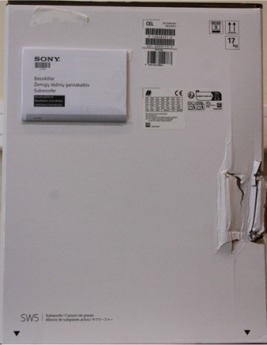 SALE OUT. Sony SA-SW5 Wireless 300W Subwoofer for HT-A9/A7000 | Sony Speaker | Subwoofer for HT-A9/A7000 | 300 W | 2 | Wireless