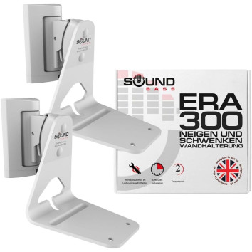 Sieninis laikiklis Sonos Sound bass ERA 300 Tilt & Swivel White 2vnt.