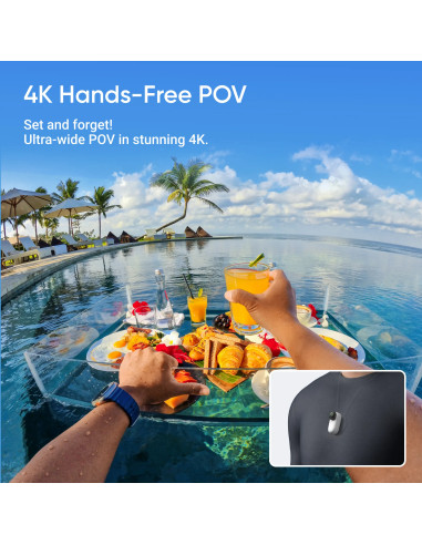 Insta360 GO 3S 4K veiksmo kamera STANDARD EDITION  MIDNIGHT BLACK 128GB