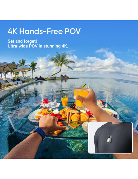 Insta360 GO 3S 4K veiksmo kamera STANDARD EDITION  MIDNIGHT BLACK 128GB