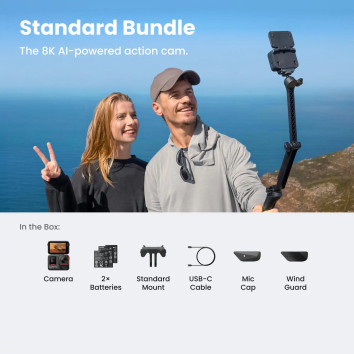 Insta360 Ace Pro 2 vandeniui atspari veiksmo kamera