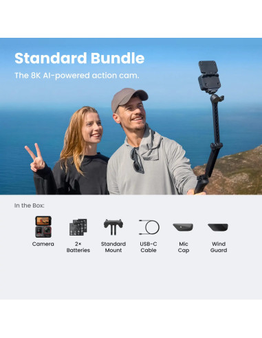 Insta360 Ace Pro 2 vandeniui atspari veiksmo kamera