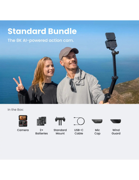 Insta360 Ace Pro 2 vandeniui atspari veiksmo kamera