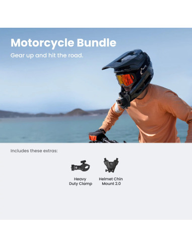 Insta360 Ace Pro 2 Motorcycle Bundle veiksmo kamera motociklui