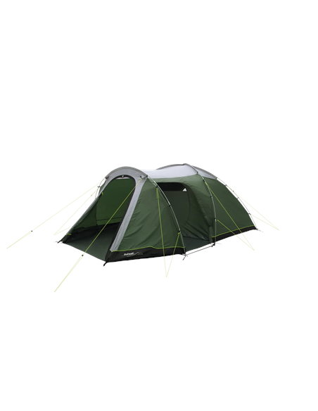 Outwell Two Room Dome Tent | Cloud 5 Plus | 5 person(s) | Green/Grey