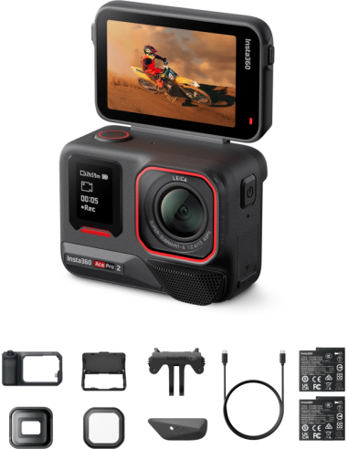 Insta360 Ace Pro 2 8K veiksmo kamera su Leica objektyvu